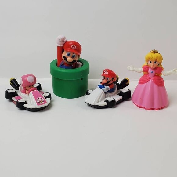 Super Mario Bros McDonald's Happy Meal toy Lot - Picture 2 of 5